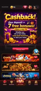 Rajluck Game online gaming platform with mobile app interface